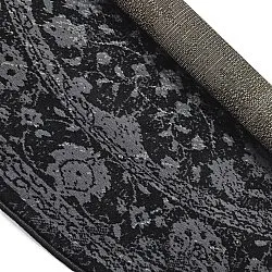 Rundt tæppe - Peking Majestic (sort)