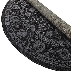 Rundt tæppe - Peking Majestic (sort)