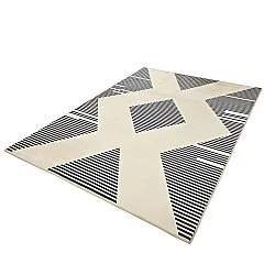 Wilton-tæppe - Pucon (sort/creme)