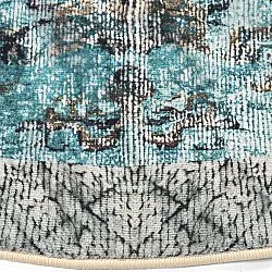 Rundt tæppe - Rosalie (blå)