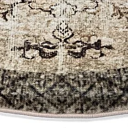 Rundt tæppe - Rosalie (brun)