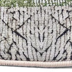 Rundt tæppe - Rosalie (grøn)