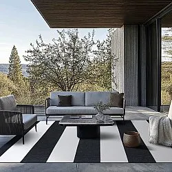 Tæpper til indendørs/udendørs brug - Santana (sort)