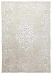 Wilton-tæppe - Santi (beige/hvid)