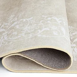 Wilton-tæppe - Santi (beige/hvid)