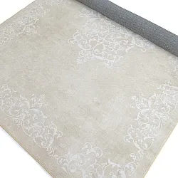 Wilton-tæppe - Santi (beige/hvid)