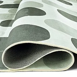 Wilton-tæppe - Sapa (grøn/grå)