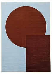 Wilton-tæppe - Taos (lyseblå/multi)