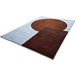 Wilton-tæppe - Taos (lyseblå/multi)