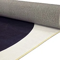 Wilton-tæppe - Taos (hvid/sort/grå)