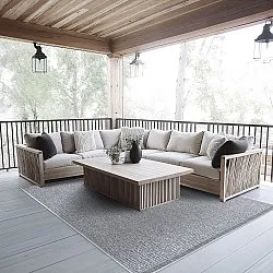 Tæpper til indendørs/udendørs brug - Tromsø (sølv)