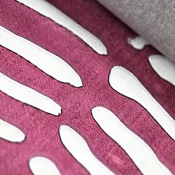 Wilton-tæppe - Zebra (lyserød)