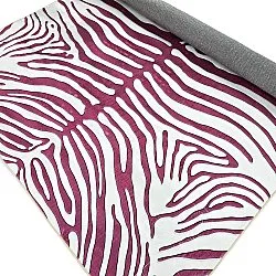 Wilton-tæppe - Zebra (lyserød)