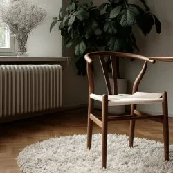 Stol - Alta (valnød/beige) - 2 stk