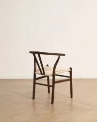 Stol - Alta (valnød/beige) - 2 stk