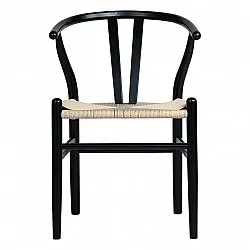 Stol - Alta (sort/beige) - 2 stk