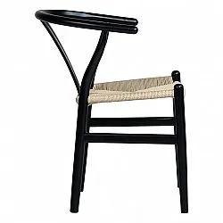 Stol - Alta (sort/beige) - 2 stk
