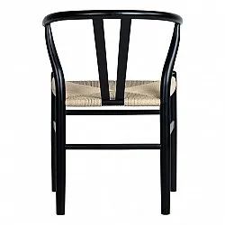 Stol - Alta (sort/beige) - 2 stk