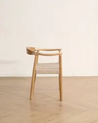 Stol - Ask (natur) - 2 stk