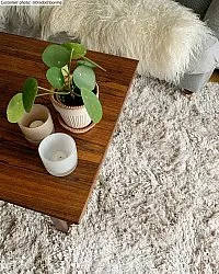 Ryatæpper - Kanvas (beige)