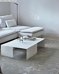 Wilton-tæppe - Art Silk (lysegrå/beige)