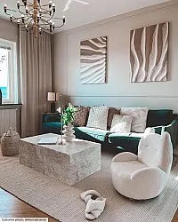 Uldtæppe - Coastal (creme)