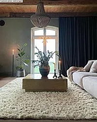 Uldtæppe - Aliste Wool Shaggy (alabaster gleam)