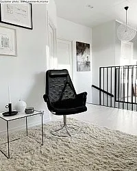 Uldtæppe - Aliste Wool Shaggy (alabaster gleam)