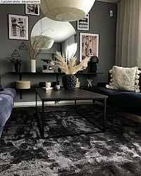 Ryatæpper - Aranga Super Soft Fur (antracit)