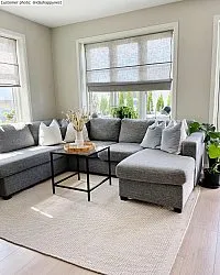 Uldtæppe - Coastal (creme)