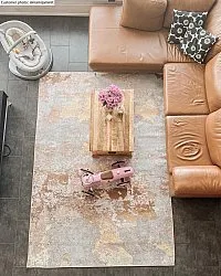 Wilton-tæppe - Elena (beige/guld)