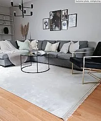 Wilton-tæppe - Art Silk (lysegrå/beige)