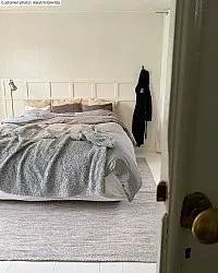 Uldtæppe - Dhurry (grå)