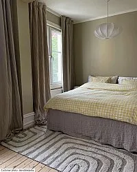 Bomuldstæppe - Inez (beige)