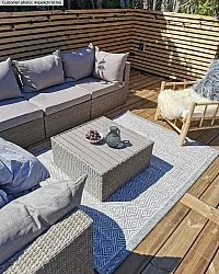 Tæpper til indendørs/udendørs brug - Monsaraz (grå)