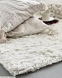 Uldtæppe - Aliste Wool Shaggy (snow white)