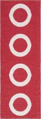 Plasttæpper - Horredstæppet Circus (rød)