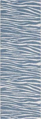 Plasttæpper - Horredstæppet Zebra (blå)