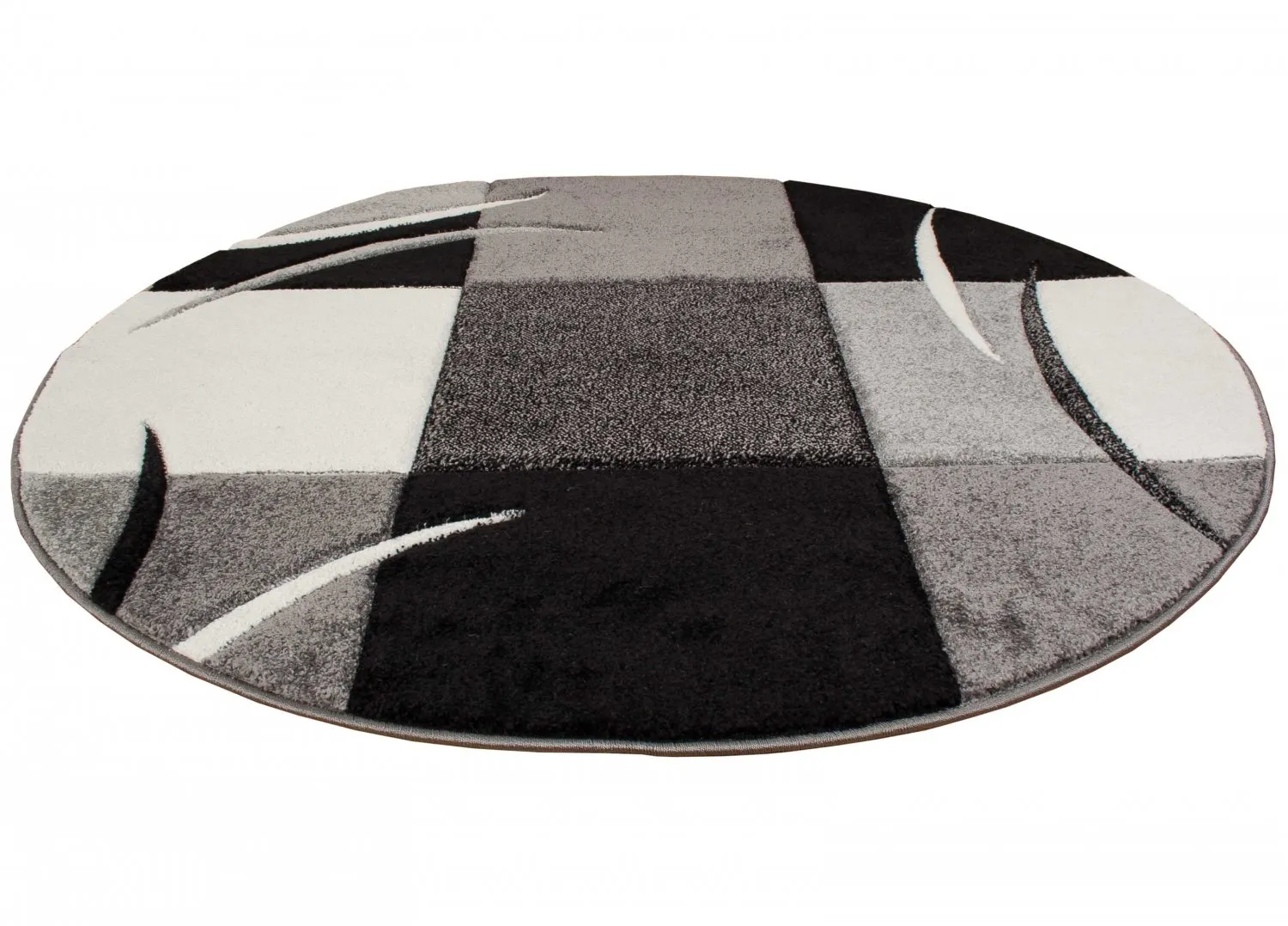 Wilton-tæppe - London Patch (sort)