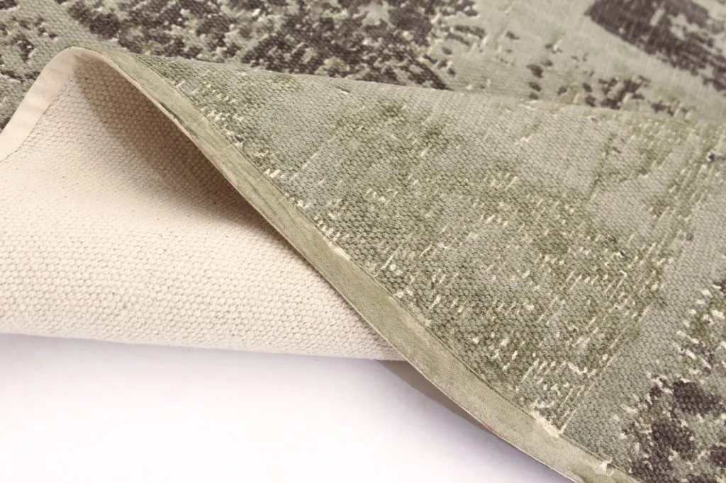 Kludetæppe - Lismore (rund) (grøn)