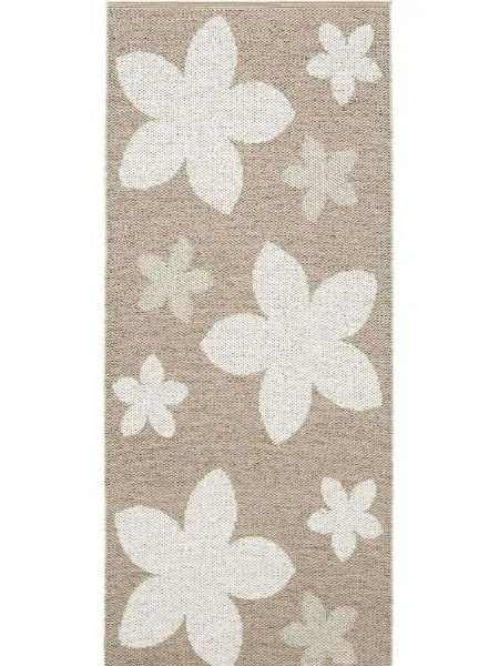 Plasttæpper - Horredstæppet Flower (beige)
