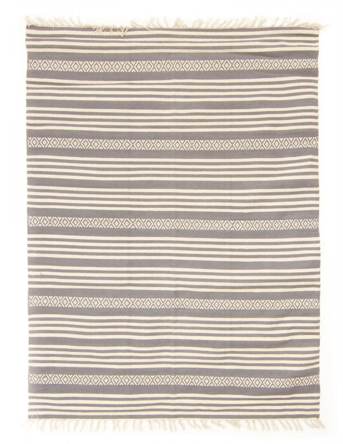 Kludetæppe - Ystad (grå)