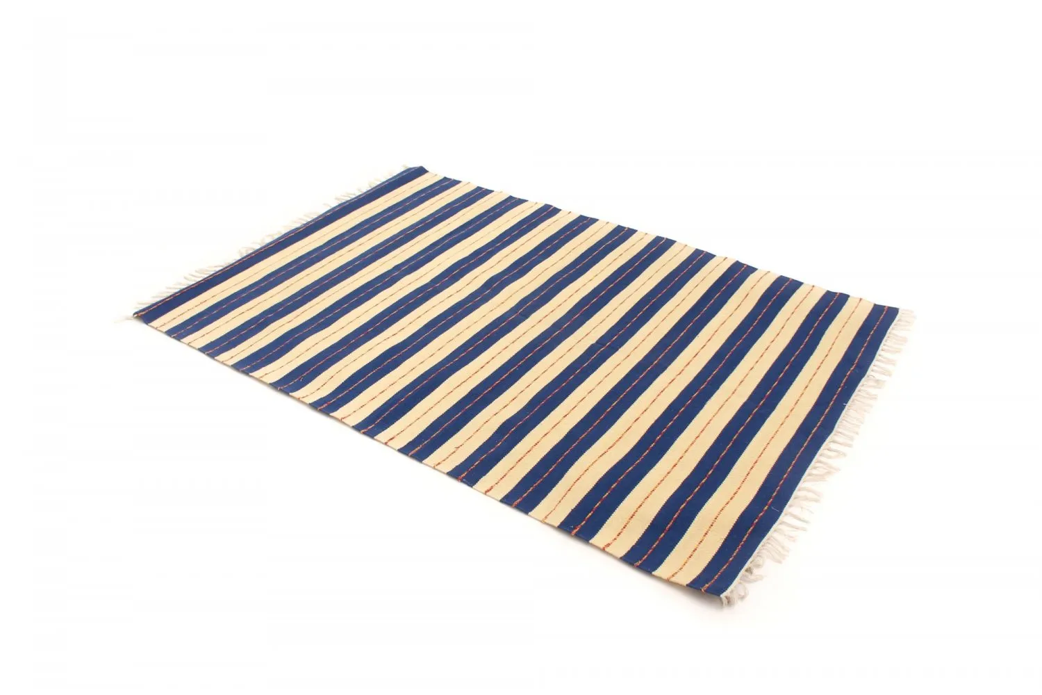 Kludetæppe - Alva (blå)