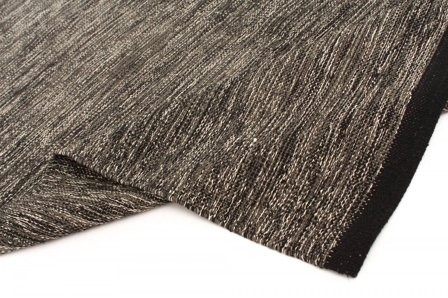 Kludetæppe - Slite (sort-hvid)