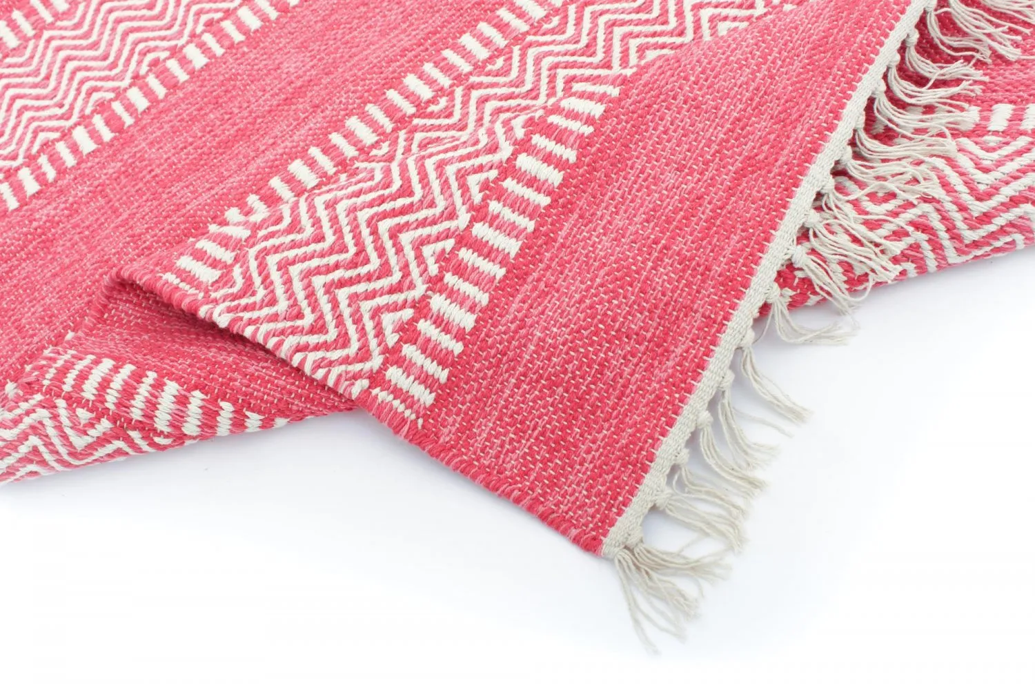 Kludetæppe fra Strehög of Sweden - Havtorn (rød)