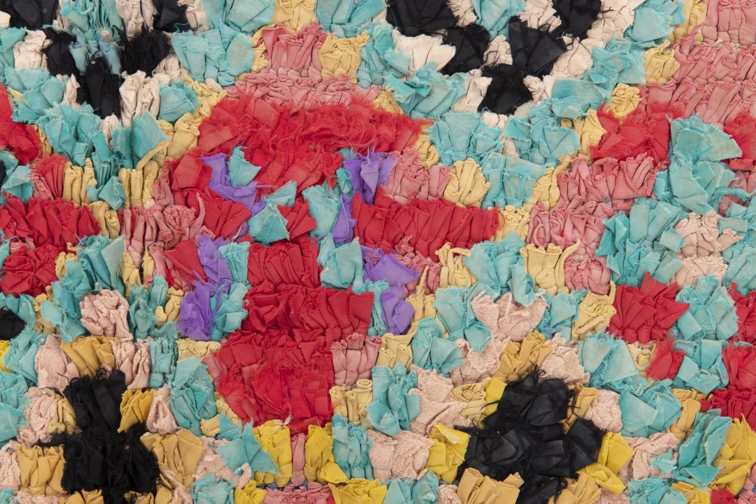 Marokkansk berber tæppe Boucherouite 240 x 105 cm