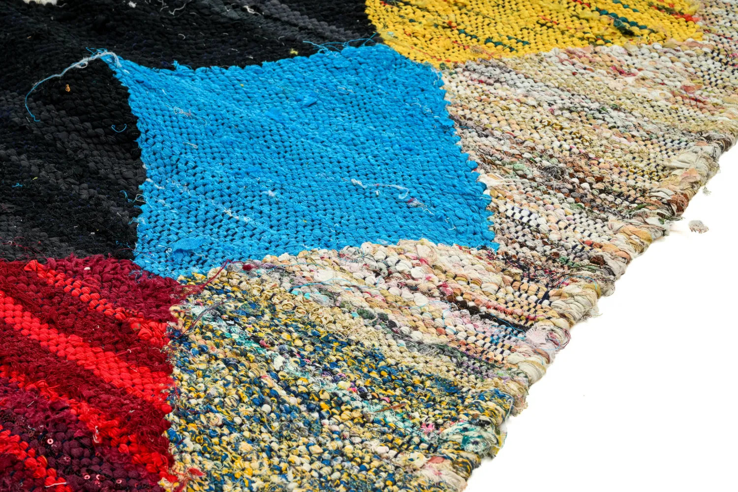 Marokkansk berber tæppe Boucherouite 140 x 270 cm