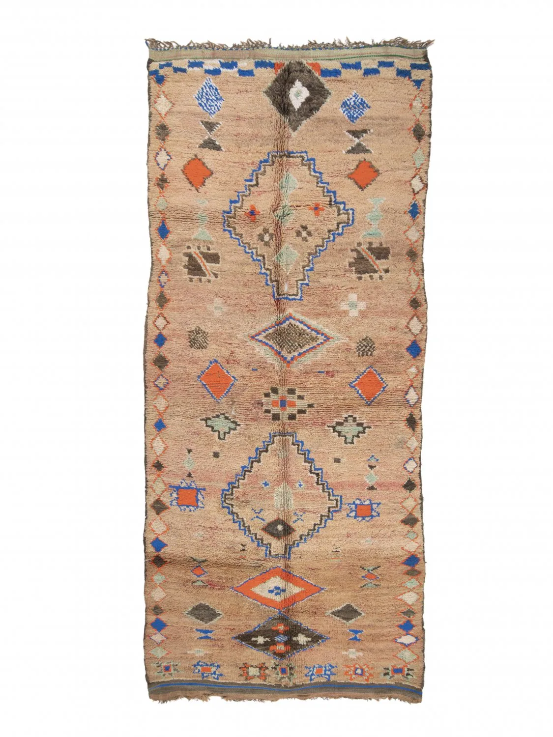 Kelimtæppe Marokkansk berber tæppe Azilal Special Edition 360 x 150 cm