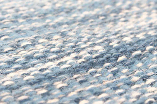 Uldtæppe - Wellington (blå)