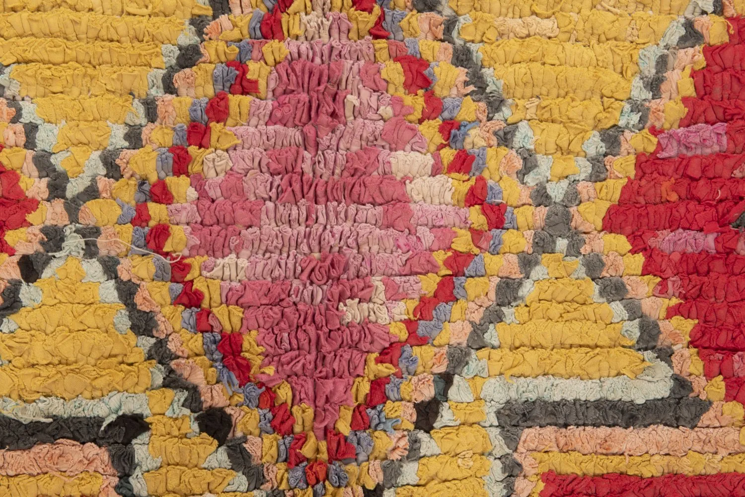 Marokkansk berber tæppe Boucherouite 250 x 145 cm